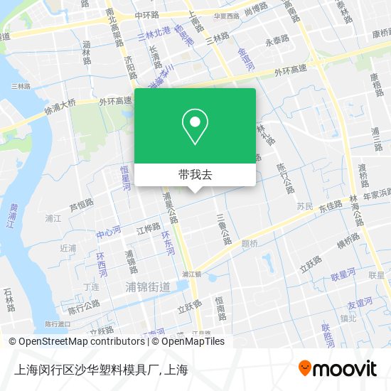 上海闵行区沙华塑料模具厂地图