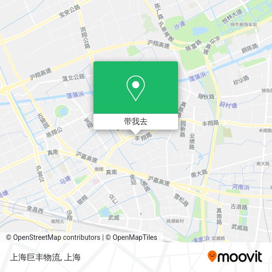 上海巨丰物流地图