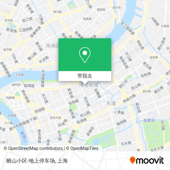 栖山小区-地上停车场地图