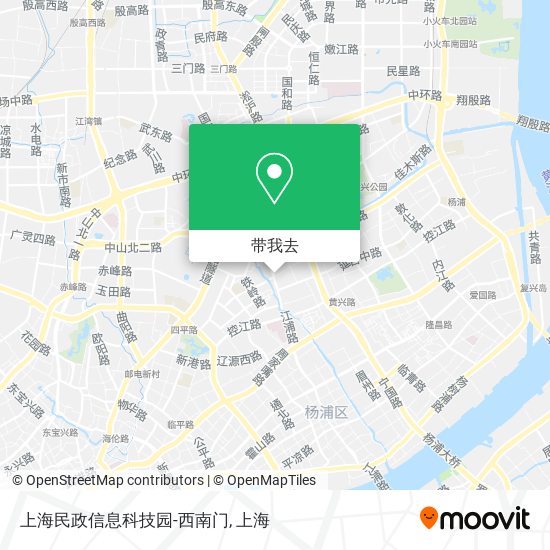 上海民政信息科技园-西南门地图