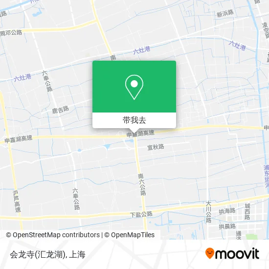 会龙寺(汇龙湖)地图