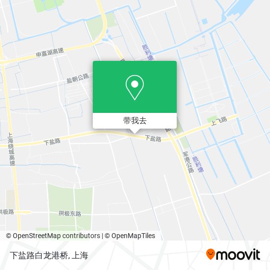 下盐路白龙港桥地图