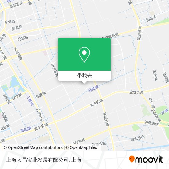 上海大晶宝业发展有限公司地图