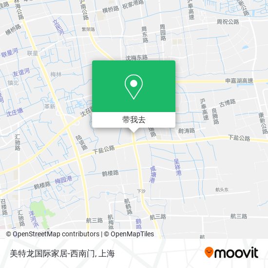 美特龙国际家居-西南门地图