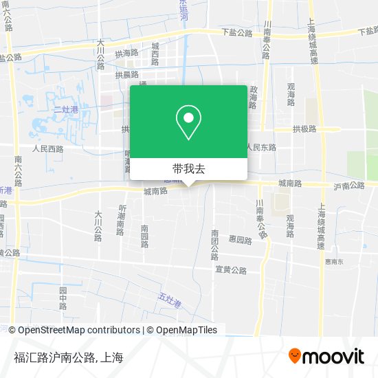 福汇路沪南公路地图