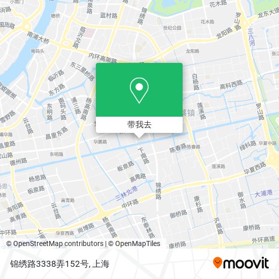 锦绣路3338弄152号地图