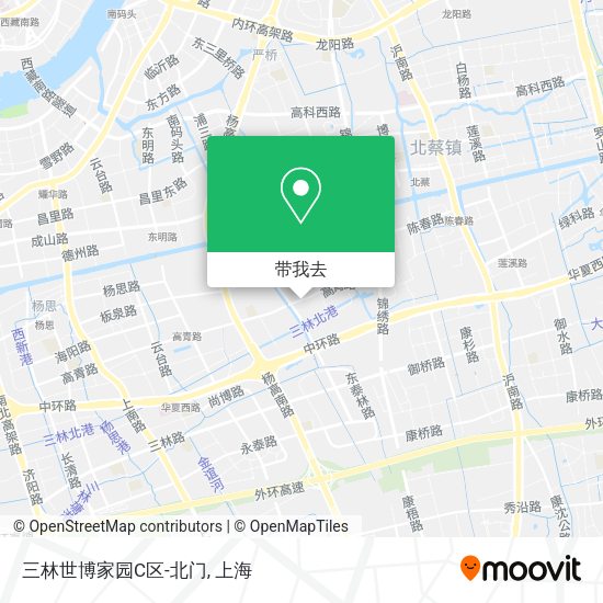 三林世博家园C区-北门地图