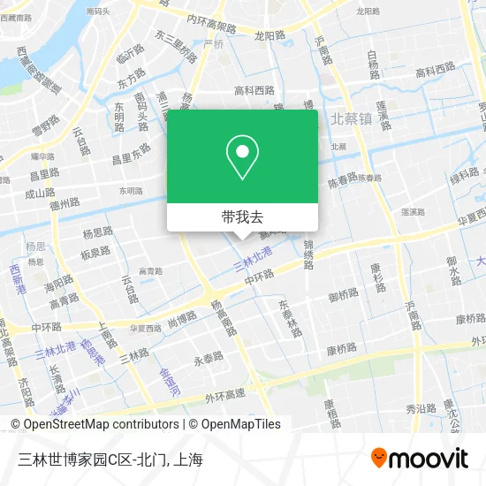 三林世博家园C区-北门地图