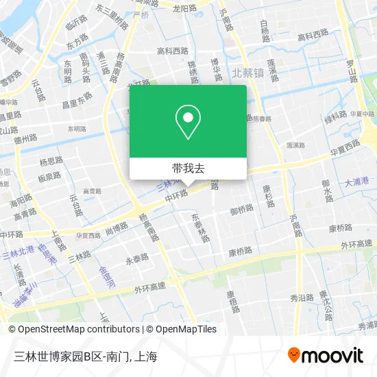 三林世博家园B区-南门地图