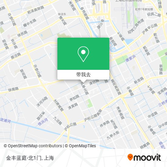 金丰蓝庭-北1门地图