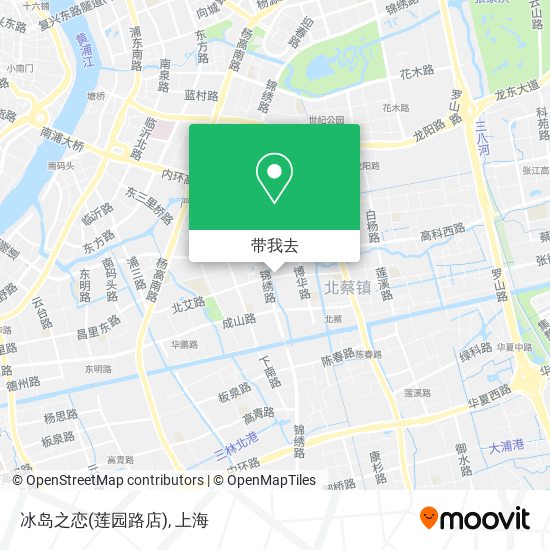 冰岛之恋(莲园路店)地图
