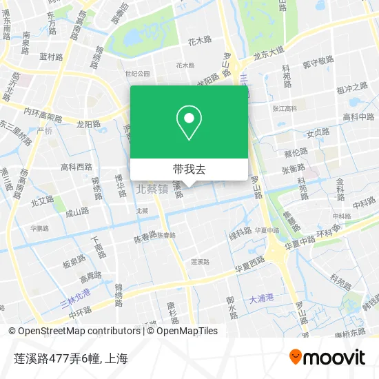 莲溪路477弄6幢地图