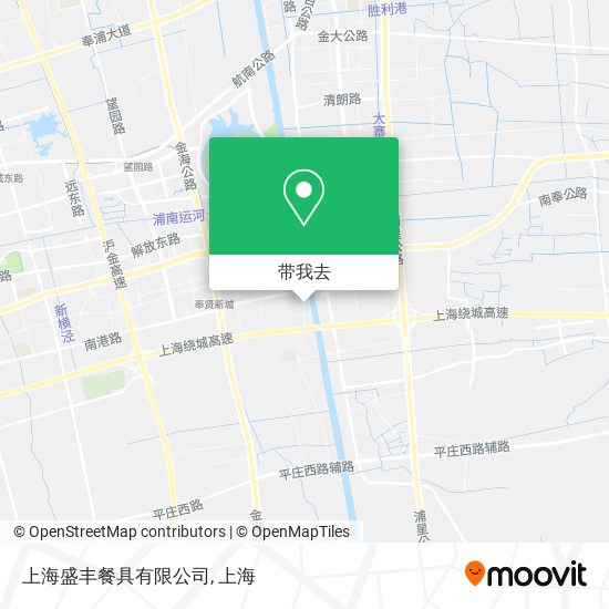 上海盛丰餐具有限公司地图