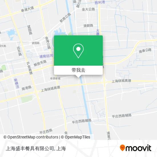上海盛丰餐具有限公司地图