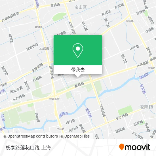 杨泰路莲花山路地图