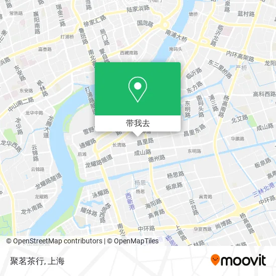 聚茗茶行地图