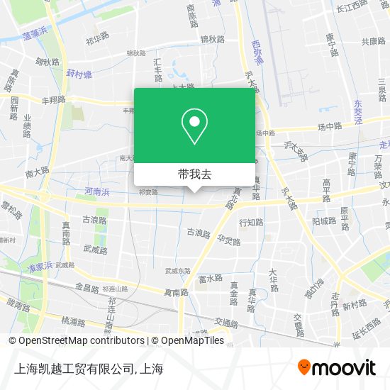 上海凯越工贸有限公司地图