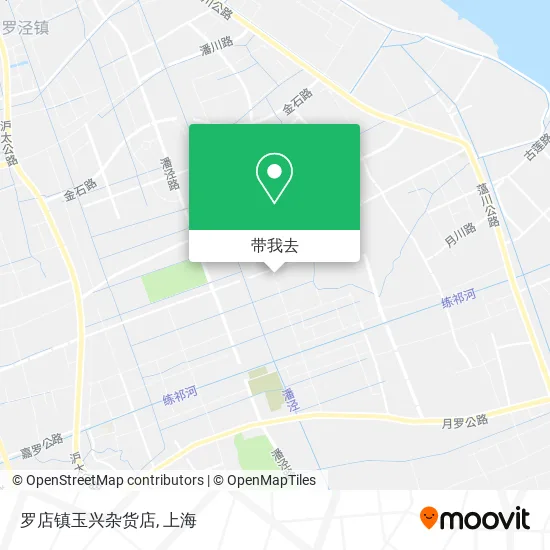 罗店镇玉兴杂货店地图