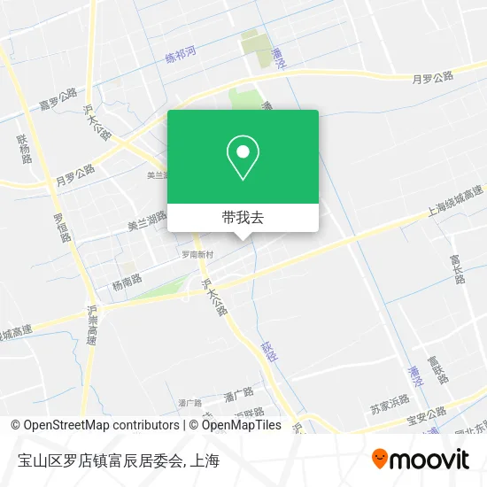 宝山区罗店镇富辰居委会地图