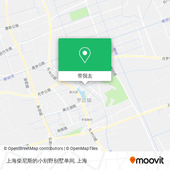 上海柴尼斯的小别野别墅单间地图