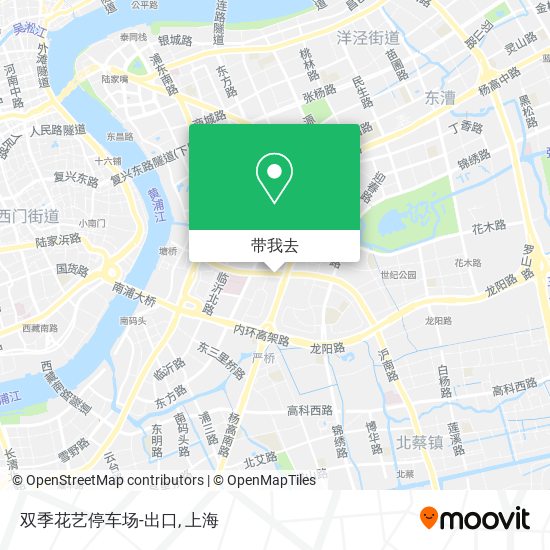 双季花艺停车场-出口地图