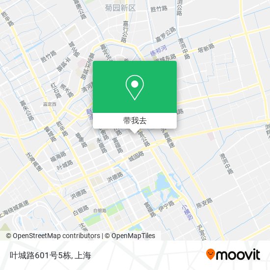 叶城路601号5栋地图