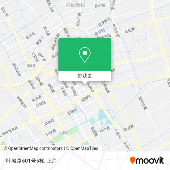 叶城路601号5栋地图