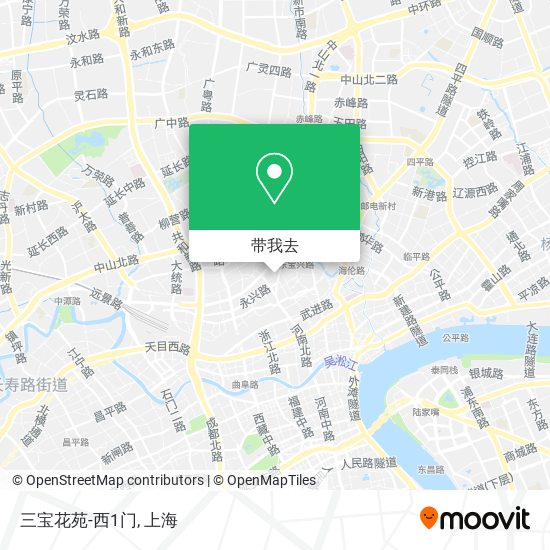 三宝花苑-西1门地图