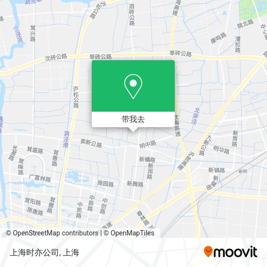 上海时亦公司地图