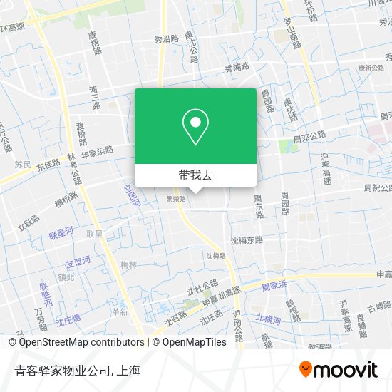 青客驿家物业公司地图