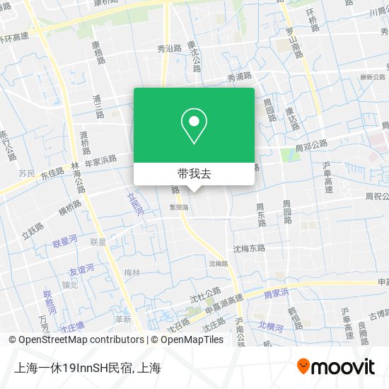 上海一休19InnSH民宿地图