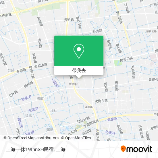 上海一休19InnSH民宿地图