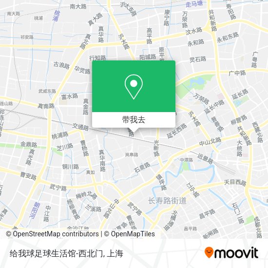 给我球足球生活馆-西北门地图