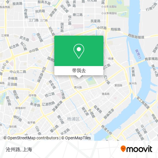 沧州路地图