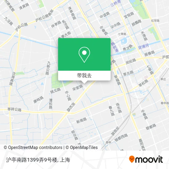 沪亭南路1399弄9号楼地图