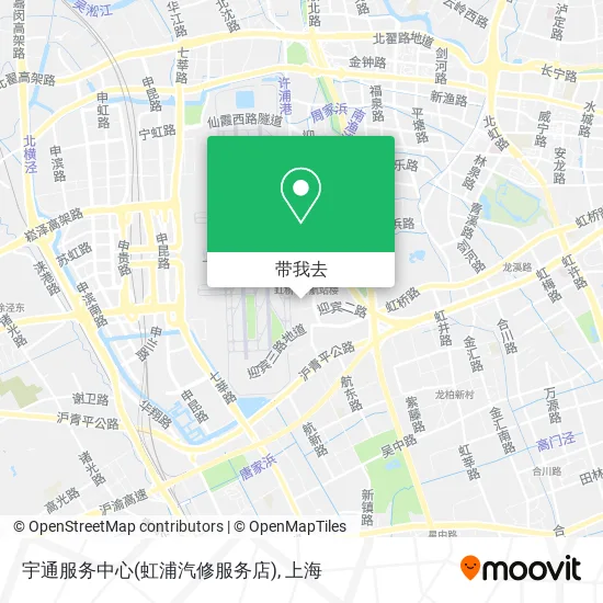 宇通服务中心(虹浦汽修服务店)地图