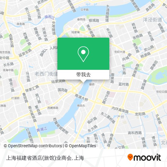 上海福建省酒店(旅馆)业商会地图