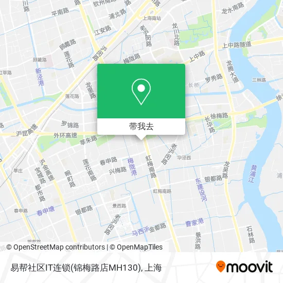 易帮社区IT连锁(锦梅路店MH130)地图