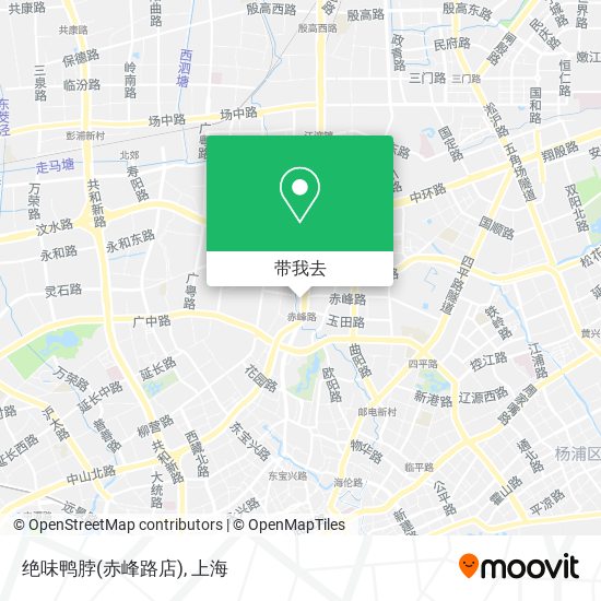 绝味鸭脖(赤峰路店)地图