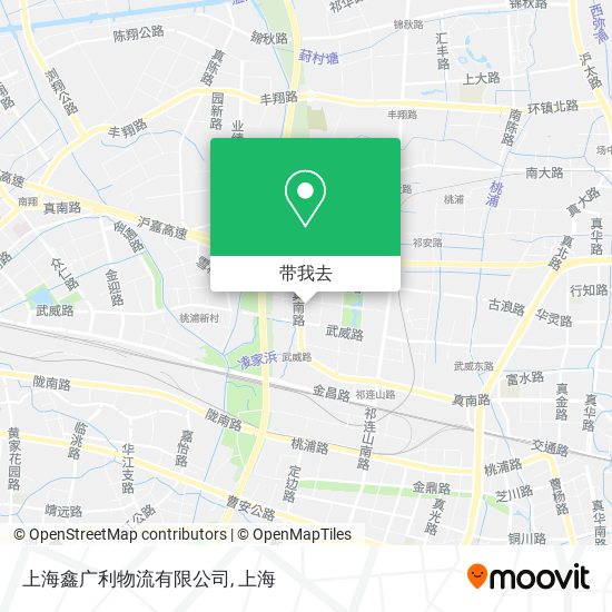上海鑫广利物流有限公司地图