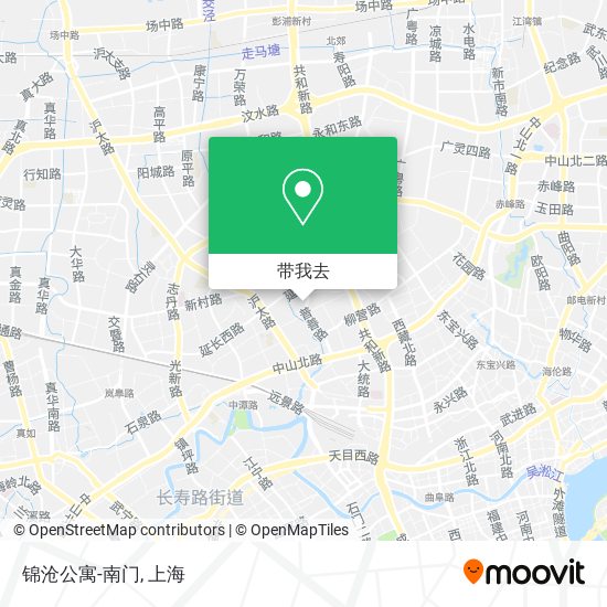 锦沧公寓-南门地图