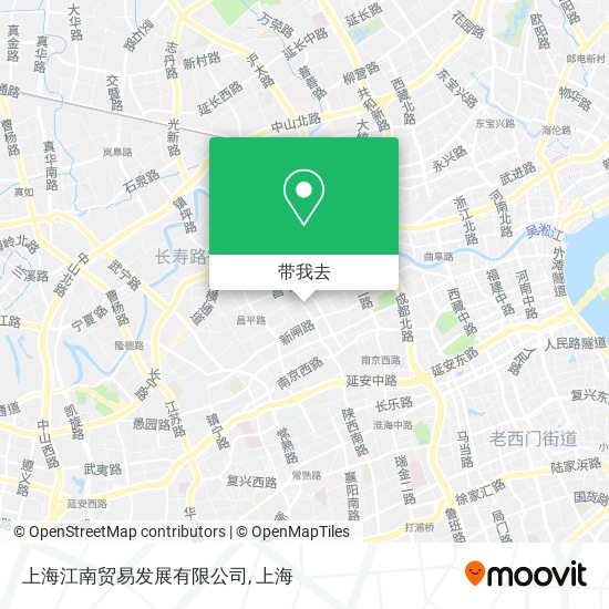 上海江南贸易发展有限公司地图