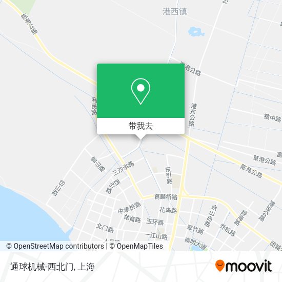 通球机械-西北门地图