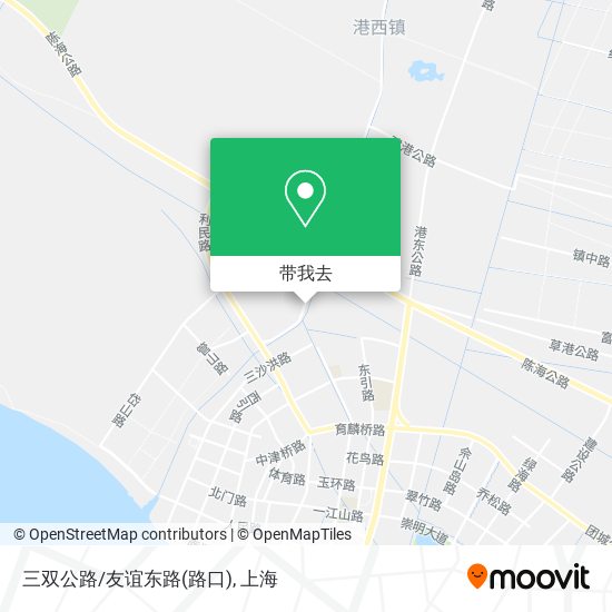 三双公路/友谊东路(路口)地图