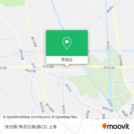 张泾路/朱吕公路(路口)地图