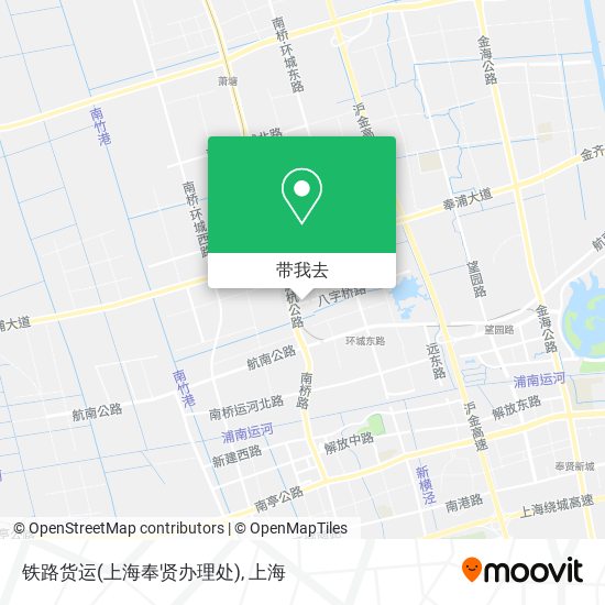 铁路货运(上海奉贤办理处)地图