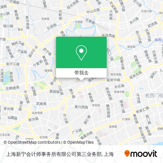 上海新宁会计师事务所有限公司第三业务部地图