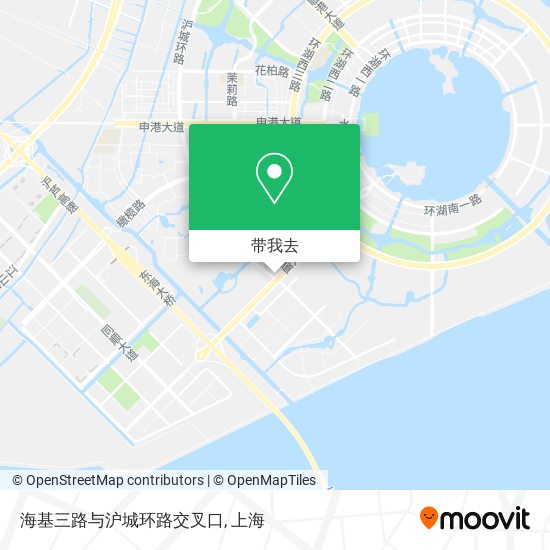 海基三路与沪城环路交叉口地图