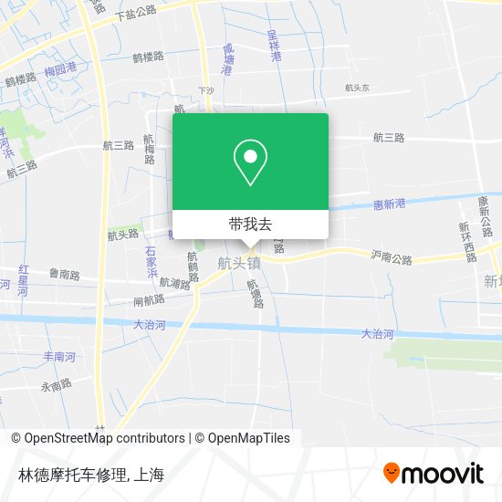 林德摩托车修理地图