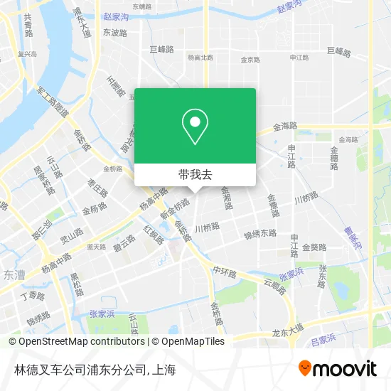 林德叉车公司浦东分公司地图